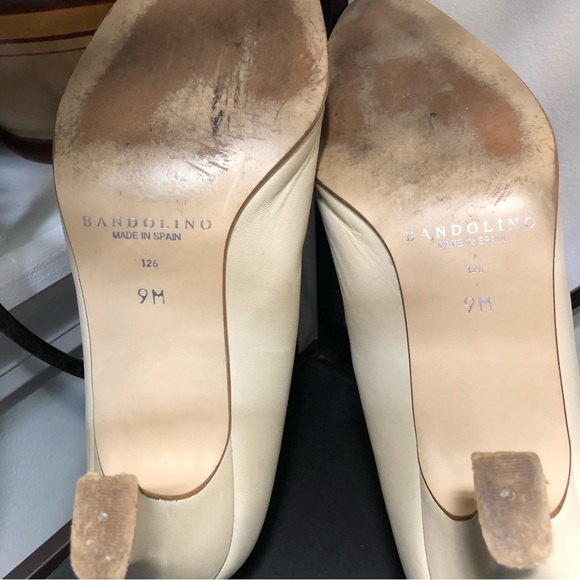 Bandolino Bone Heels Size 9M - Picture 6 of 8
